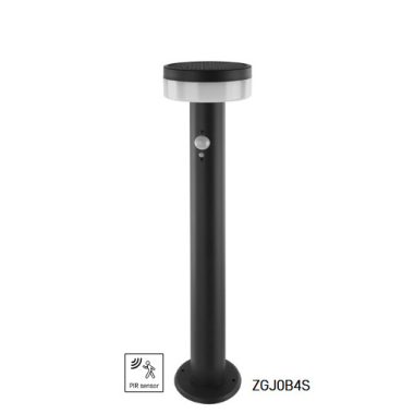 Emos ZGJ0B4S kültéri oszlop lámpa PIR-érzékelővel, 12,5 x 12,5 x 50 cm