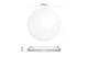 EMOS ZM4122 LED mennyezeti lámpa d=330mm 24W IP54 3000K 2400lm