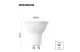 EMOS ZQ8E42 LED izzó Classic MR16 / GU10 / 7 W (60 W) / 806 lm / meleg fehér
