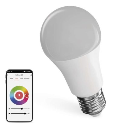   EMOS ZQW514R LED izzó GoSmart A60 / E27 / 9 W (60 W) / 806 lm / RGB / dimmelhető / WiFi