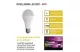 EMOS ZQW516R LED izzó GoSmart A65 / E27 / 14 W (94 W) / 1 400 lm / RGB / dimmelhető / WiFi