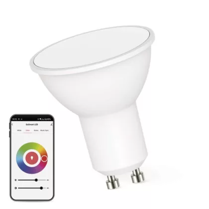   EMOS ZQZ832R LED izzó GoSmart MR16 / GU10 / 4,8 W (35 W) / 400 lm / RGB / dimmelhető / Zigbee