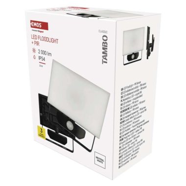 EMOS ZS2922 LED REFLEKTOR TAMBO 20W 2000LM PIR