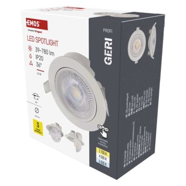 EMOS ZV1160 LED SPOTLÁMPA GERI 6,5W 780LM IP20 CCT W