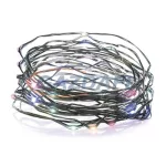   EMOS ZY1919T karácsonyi fényfüzér NANO 7.5M, 75LED IP44, ZÖLD VEZETÉK, időzítő, színes