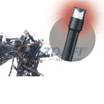   EMOS ZY1929 CONNECT - karácsonyi fényfüzér 10M, 100LED, IP44, PIROS