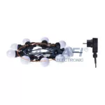   EMOS ZY1939 HOME DECO PARTY fényfüzér 5M, 50LED 10× PARTY IZZÓ, IP44, meleg fehér
