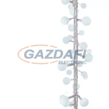EMOS ZY2022T HOME DECO fényfüzér BIG CHERRY 4M, 40LED, IP44, időzítő, hideg fehér