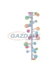 EMOS ZY2023T HOME DECO fényfüzér BIG CHERRY 4M, 40LED, IP44, időzítő, színes