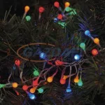  EMOS ZY2034T karácsonyi fényfüzér CHERRY SÜNI 2.4M, 288LED, IP44, időzítő, színes