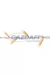 EMOS ZY2155 CONNECT PROFI - karácsonyi fényfüzér 5M, 50LED, IP44, FEHÉR KÁBEL, meleg fehér