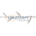   EMOS ZY2156 CONNECT PROFI - karácsonyi fényfüzér 5M, 50LED, IP44, FEHÉR KÁBEL, hideg fehér