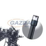   EMOS ZY2159 karácsonyi fényfüzér MULTIFUNKCIÓS, 18M, 180LED, IP44, hideg fehér