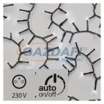   EMOS ZY2182T karácsonyi fényfüzér SÜNI 4M, 200LED, IP44, időzítő, hideg fehér
