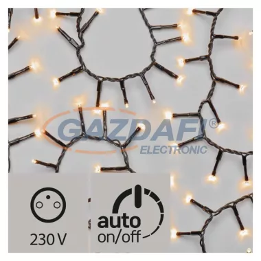 EMOS ZY2184T karácsonyi fényfüzér SÜNI 4M, 200LED, IP44, időzítő, vintage EMOS ZY2184T karácsonyi fényfüzér SÜNI 4M, 200LED, IP44, időzítő, vintage