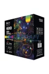 EMOS ZY2187T karácsonyi fényfüzér színes 12M, 600LED, IP44, időzítős kivitel EMOS ZY2187T karácsonyi fényfüzér színes 12M, 600LED, IP44, időzítős kivitel