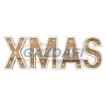   EMOS ZY2204 karácsonyi dekoráció XMAS 15x45cm 35LED, 2xAA, időzítő, meleg fehér