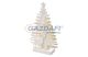 EMOS ZY2207 karácsonyi dekoráció FENYŐ/SZARVAS FEHÉR 21.5x35.5cm 15LED, 3xAA, időzítő, meleg fehér
