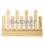   EMOS ZY2209 HOME DECO GYERTYA FENYŐ 25x16.5cm 9LED, 3xAA, időzítő, meleg fehér