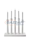 EMOS ZY2221 HOME DECO GYERTYA ÁLLVÁNY FEHÉR 36x48.5cm, 5xE10, IP20, 230V, meleg fehér