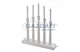 EMOS ZY2221 HOME DECO GYERTYA ÁLLVÁNY FEHÉR 36x48.5cm, 5xE10, IP20, 230V, meleg fehér