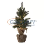   EMOS ZY2245 karácsonyi dekoráció FENYŐFA 52cm, 20LED, IP20, 3xAA, meleg fehér