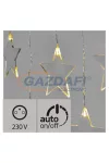 EMOS ZY2264 karácsonyi fényfüzér CSILLAG AKRIL 8LED, 0.84x0.45m, IP44, 230V, időzítő, meleg fehér