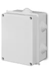 Cutie de joncțiune ELEKTRO-PLAST EP-0245-04 cu 6 intrări de cabluri conice, 70x70x40mm, gri, IP44