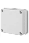 Cutie de joncțiune ELEKTRO-PLAST EP-0250-04 cu perete lateral neted, 135x135x62mm, gri, IP55