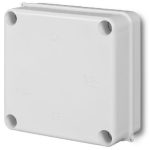   ELEKTRO-PLAST EP-0250-04 junction box with smooth side wall, 135x135x62mm, gray, IP55