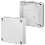   ELEKTRO-PLAST EP-0251-04 kötődoboz sima oldalfallal, 135x135x40mm, szürke, IP55