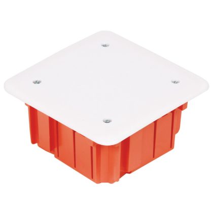   ELEKTRO-PLAST EP-0261-00 recessed gypsum board junction box, 95x95x50mm, IP40