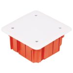   ELEKTRO-PLAST EP-0262-00 recessed gypsum board junction box, 105x105x50mm, IP40