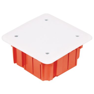 ELEKTRO-PLAST EP-0262-00 recessed gypsum board junction box, 105x105x50mm, IP40