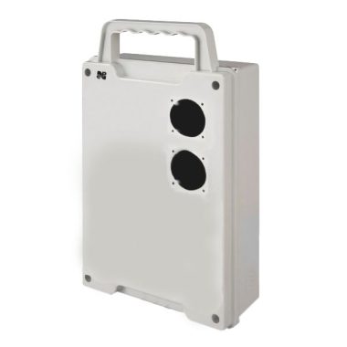 ELEKTRO-PLAST EP-6214-6215 RS-P Ipari hordozható elosztó doboz 2 db furattal