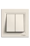 SCHNEIDER EPH0300323 ASFORA Chandelier Switch, screw connection, beige (105)