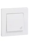 SCHNEIDER EPH0800221 ASFORA Egypólusú nyomókapcsoló, csengő - IP44, fehér