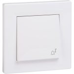   SCHNEIDER EPH0800221 ASFORA Egypólusú nyomókapcsoló, csengő - IP44, fehér