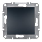   SCHNEIDER EPH0800371 ASFORA Egypólusú nyomókapcsoló, csavaros bekötés, antracit (101N)