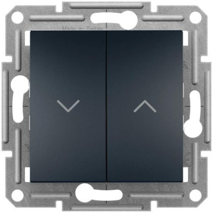   SCHNEIDER EPH1300171 ASFORA Redőnynyomó, rugós bekötés, antracit