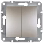   SCHNEIDER EPH1300369 ASFORA Redőnynyomó, csavaros bekötés, bronz