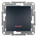   SCHNEIDER EPH1400371 ASFORA Egypólusú kapcsoló, jelzőfényes, csavaros bekötés, antracit