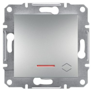 SCHNEIDER EPH1500361 ASFORA Váltókapcsoló, jelzőfényes, csavaros bekötés, alumínium