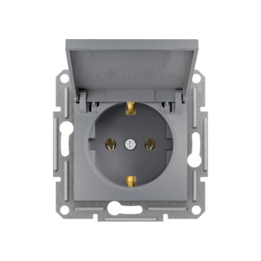 SCHNEIDER EPH3100162 ASFORA 2P+F dugalj csatlakozóaljzat, csapfedeles, csavaros, acél