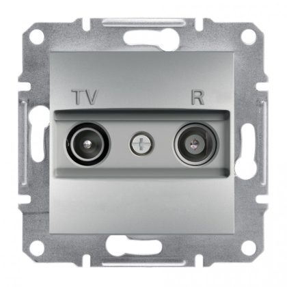   SCHNEIDER EPH3300161 ASFORA TV / R socket, end cap, 1 dB, aluminum