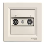   SCHNEIDER EPH3400123 ASFORA TV / SAT socket, terminal block, 1 dB, beige