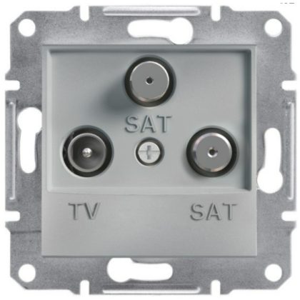   SCHNEIDER EPH3600161 ASFORA TV/SAT/SAT aljzat, végzáró, 1 dB, alumínium
