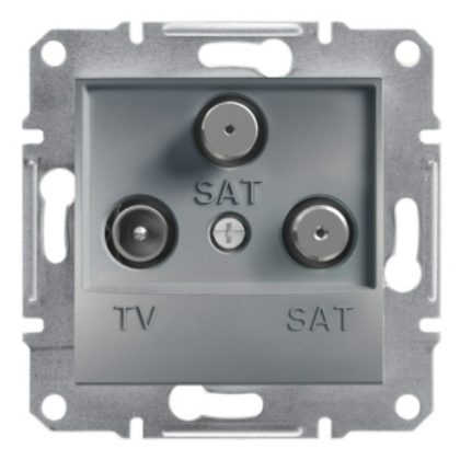   SCHNEIDER EPH3600162 ASFORA TV/SAT/SAT aljzat, végzáró, 1 dB, acél