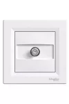 SCHNEIDER EPH3700121 ASFORA SAT socket, end cap, 1 dB, white