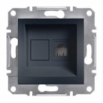 SCHNEIDER EPH4100171 ASFORA 1xRJ11 telefon aljzat, antracit